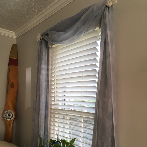 Curtain Drape “Scarves” SET of 4 @ $80 or $25 ea. - Picture 5 of 6